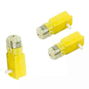 موتور گیربکس پلاستیکی دوطرفه گجت مدل R1:220 3-6V 250RPM بسته 3 عددی
