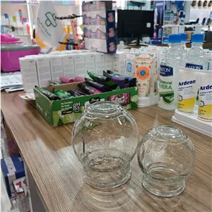 لیوان شیشه ی بادکش