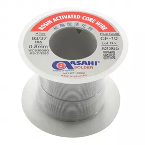 سیم لحیم آساهی 0.8mm - 100گرم ساخت مالزی فروش ویژه