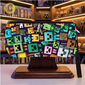 کیف دستی و جامدادی طرح ماینکرافت (Minecraft) - کد 02 سایز 21 10