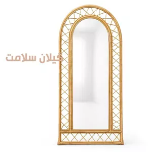 قاب آینه حصیری طرح ایکیا مراکشی