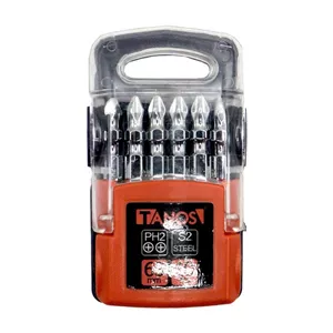 سری پیچ گوشتی دو سر چهار سو تانوس مدل SMT  بسته 10 عددی ارسال پس کرایه 