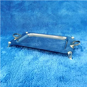 سینی استیل مستطیل متوسط برند سافینوکس SAFINOX کد 104