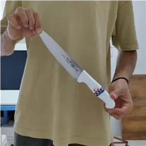 چاقو آشپزخانه اکبری دسته سفید مدل P723 بسته 1 عددی ارسال رایگان