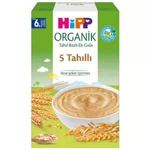 سرلاک ارگانیک 5 غله بدون شیر هیپ HiPP انقضا 09 2027