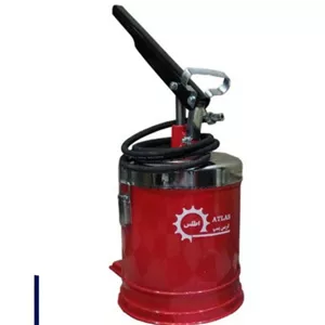 گریس پمپ سطلی اطلس ظرفیت 5 کیلوگرم