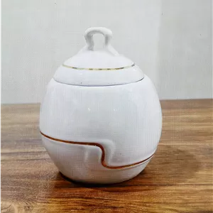 قندان سرامیکی بدون دسته طرح رویال
