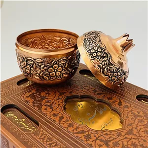 قندان مسی مدل انار کد ZH416.1 HEJ