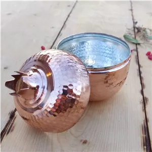 قندان مسی طرح انار کد ZH05-1 HEJ