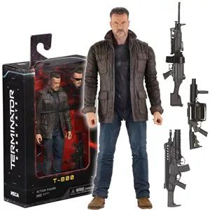 اکشن فیگور نکا مدل ترمبناتور آرنولد شوآرتزنگر T-800 Terminator Dark Fate Ultimate مجموعه 5 عددی 2U4