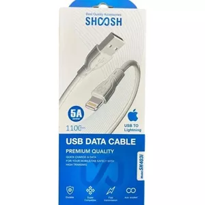 کابل شارژ لایتنینگ شوش SH-403i به طول 110 سانتی متر