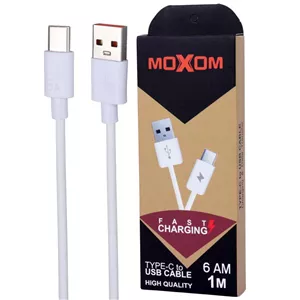 کابل شارژ تایپ سی Type-C موکسوم MOXOM 6AM