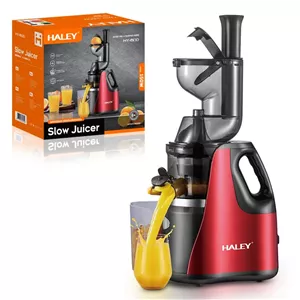 عصاره گیر میوه و سبزیجات Haley HY-600 شستشوی آسان 300 وات رنگ قرمز مشکی