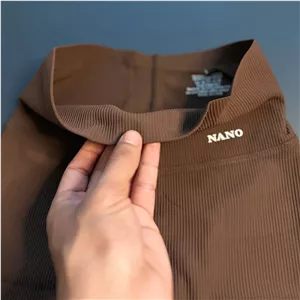  لگ کبریتی گرم بالا وارداتی ورزشی زنانه قهوه ای موکا