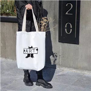 ساک خرید پارچه ای خندالو طرح Art مدل توت بگ کد 8680 - با بهترین کیفیت