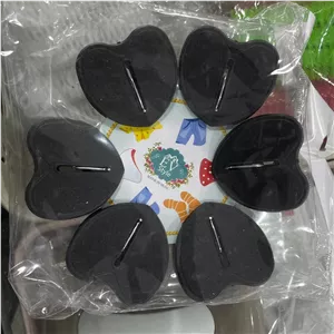 گیره لباس مدل قلبی مجموعه 6 عددی 4ZD