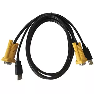 کابل کی وی ام 1.5 متری KVM USB دی تک DTECH
