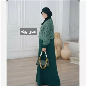 مانتو عبایی مدل ثریا کرپ الیزه گیپور ترک سفارشی رنگهای متنوع