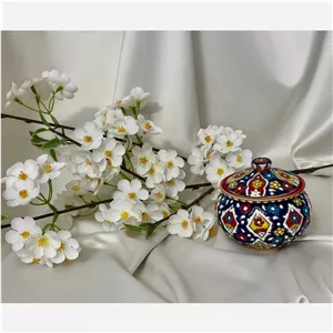 قندان میناکاری سفالی 