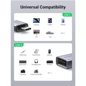 تبدیل TYPE C-OTG به USB 3.0 یوگرین مدل UGREEN US270 50283