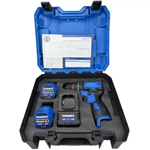 دریل شارژی ویوارکس 16.8 دوباتری مدل VR1608 BLX