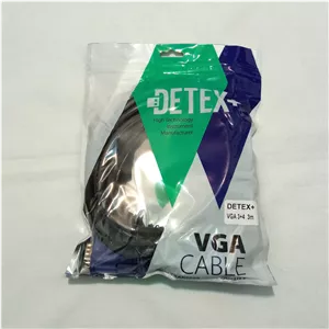 کابل مانیتور یا وی جی  ای VGA برند DETEX  متراژ 3 متری 