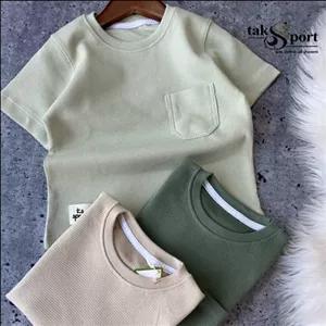 تیشرت یقه کوبایی اسپرت در سه رنگ و سایز های 40 تا 65