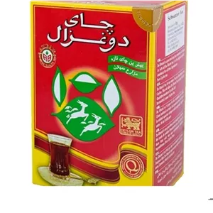 چای دو غزال شیر نشان اصل 500 گرمی