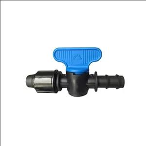 شیر انشعاب آبیاری قطره ای 16در تیپ(یک طرف لوله خور یک طرف تیپ)