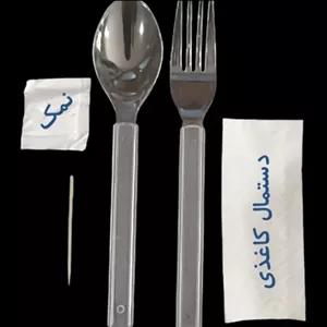 پک قاشق چنگال دیپلمات یکبار مصرف (کارتن 500 تایی)