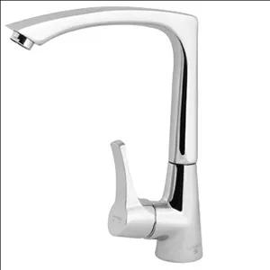 ست شیر آلات - شیر ظرفشویی برند ادرینا مدل لوتوس رنگ کروم براق