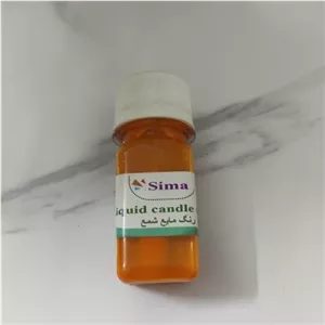 رنگ مایع زرد برند سیما وزن 30گرم مناسب برای پنج کیلو پارافین
