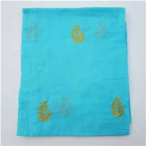 شال نخی هندی وارداتی کارشده با گلابتون قواره بزرگ ابعاد220در107 کد121