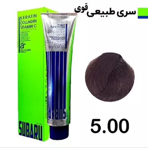 رنگ مو قهوه ای روشن قوی سوبارو 5.00 حجم 120 میلی لیتر 