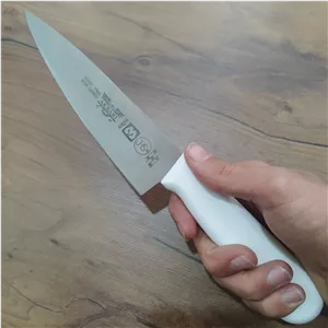 چاقو آشپزخانه اکبری دسته سفید کد 87B با ارسال رایگان
