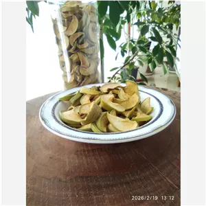 سیب خشک فرانسوی گیتی ارگانیک و طبیعی 125 گرمی با بسته بندی مناسب