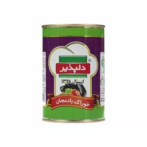کنسرو خوراک بادمجان دلپذیر - 410 گرم - 6260107300968