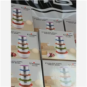 لگن 5 پارچه یونیک رنگی و ساده 