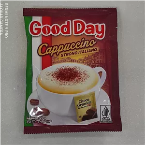 کاپوچینو استرانگ گوددی 25گرمی کاپوچینو استرانگ گوددی ایتالیانو Good Day Strong Italiano Cappuccino