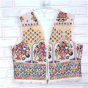 وست فول سوزندوزی کرم مینو