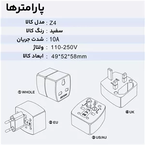 مبدل برق الدینیو مدل Z4