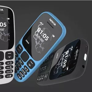 گوشی دکمه́ ا̆ی نوکیا Nokia مدل 105-4G دو سیم کارت بدنه پلاستیک صفحه نمایش TFT 1.8 اینچ باتری 800mAh