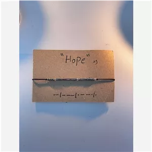 دستبند کد مورس امید Hope