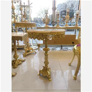 میز خاطره پایه شطرنجی قطر 50