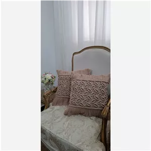 کوسن مکرومه برگ