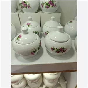 قندان چینی مدل گل سرخ