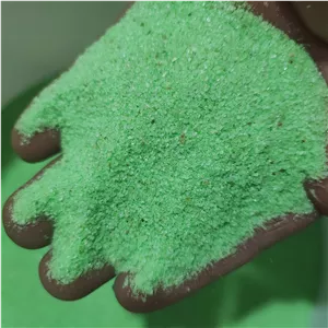 شن رنگی سیلیس شکری (سبز فسفری) بسته 500 گرمی