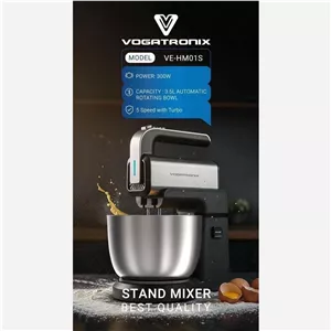 همزن کاسه دار وگاترونیکس کدVE-HM01S 