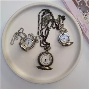 ساعت گردنی و جیبی نوستالژی طرح گل