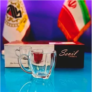 فنجان سویل بلور کاوه 6 عددی